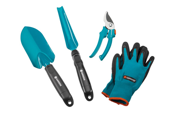 126_68fe7a123a12c JUEGO DE 4 MINI HERRAMIENTAS DE CULTIVO - PALA, GUBIA, TIJERA Y GUANTES - Imagen 1