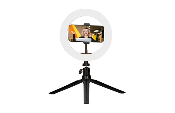 126_68fe7abfd5164 KIT ARO LUZ LED CON TRIPODE - PARA SMARTPHONE - Imagen 1