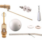 KIT COMPLETO WC VALVULA - 4 GUIAS