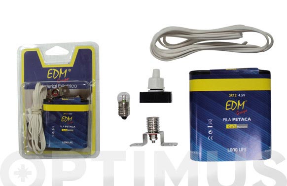 126_68fe7b06e7359 KIT ESCOLAR - 2003 PILA+LAMPARA+PORTALAMP+CABLE - Imagen 1