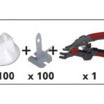 KIT NIVELACION TILE LEVEL QUICK - TENAZA+BRIDAD+CAMPANAS