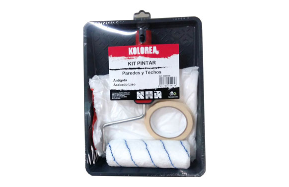 126_68fe7b2dcd444 KIT PINTAR PAREDES Y TECHOS 4 PIEZAS - Imagen 1