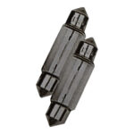 LAMPARA AUTOMOVIL 12V-5W 10.5X38 - MATRICULA- INTERIOR 2 UNIDADES