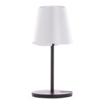 LAMPARA DE MESA DE METAL BLANCA 38CM USB RECARGABLE - 250 LUMENS REGULABLE CCT 3000-4000