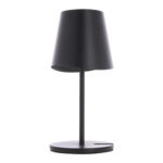 LAMPARA DE MESA DE METAL NEGRO 38CM USB RECARGABLE - 250 LM REGULABLE CCT 3000-4000K