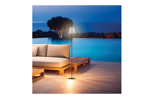 126_68fe7c0407c47 LAMPARA DE PIE DE METAL BLANCO 130CM USB RECARGABLE - 400 LM CCT REGULABLE 3000-4000K - Imagen 1