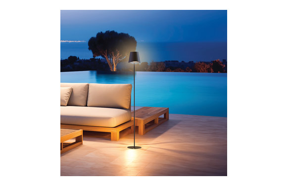 126_68fe7c04575bf LAMPARA DE PIE DE METAL NEGRO 130CM USB RECARGABLE - 400 LM CCT REGULABLE 3000-4000K - Imagen 1