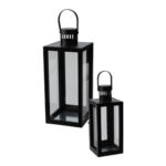 LAMPARA JARDIN NEGRA - 2 UDS