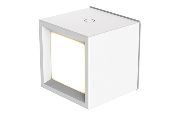 126_68fe7c7012115 LAMPARA PARED INTERIOR CUADRADA INALAMBRICO BLANCA BOX 8 - 300LM 3000K IP20 - Imagen 1