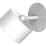 LAMPARA PARED INTERIOR REDONDA INALAMBRICO BLANCA ROLL 8 - 300LM 3000K IP20