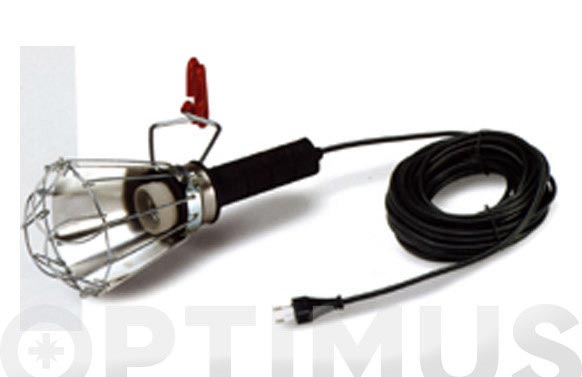126_68fe7c8f11116 LAMPARA PORTATIL CON PINZA Y CABLE - 100 W 5 M - Imagen 1