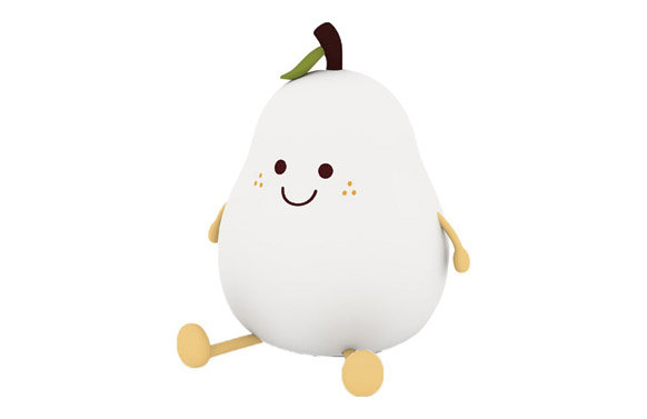 126_68fe7c911dc16 LAMPARA PORTATIL INFANTIL LED RGB HANSEL 1W - TACTIL CON FORMA DE PERA - Imagen 1