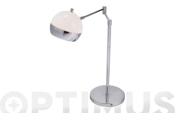 126_68fe7cb3de302 LAMPARA SOBREMESA CROMADA - E14 40W MAX - Imagen 1