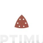 LIJA DELTA ADHERENTE MADERA METAL GR 80 5 UDS - 90 X 95 MM 6 AGUJEROS