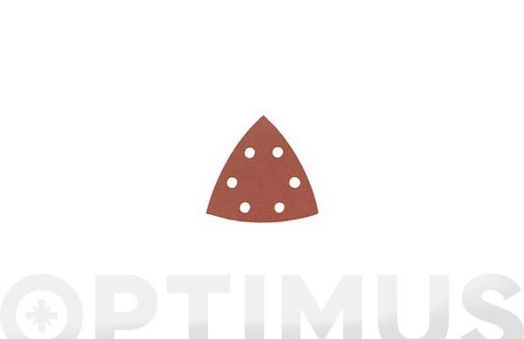 126_68fe7eb166db6 LIJA DELTA ADHERENTE MADERA METAL GR 80 5 UDS - 90 X 95 MM 6 AGUJEROS - Imagen 1