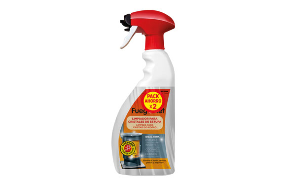 126_68ff307701a43 LIMPIADOR CRISTAL ESTUFAS Y CHIMENEAS ESPUMA (2 UDS) - 750 ML PISTOLA - Imagen 1