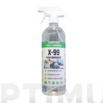 LIMPIADOR HIDROALCOHOLICO X-99 CLEAR HIGIENIZANTE - 1 L CON PULVERIZADOR