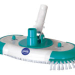 LIMPIAFONDOS MANUAL OVALADO CEPILLOS LATERALES - CONEXION DEPURADORA