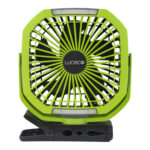 LINTERNA CON VENTILADOR  PINZA E IMAN - POWER BANK 250LM