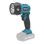 LINTERNA PROFESIONAL 250LM PARA BATERÍA 18V - CABEZAL PIVOTANTE 8 POSICIONES HASTA 90º