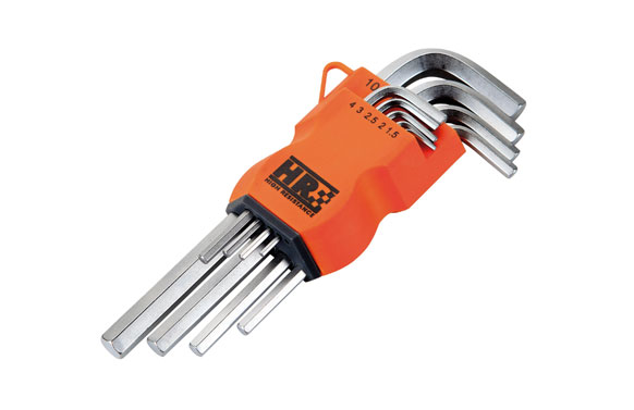 126_68ff9b94e334b LLAVE ALLEN LARGA HEXAGONAL NIQUELADA - JUEGO 9 UDS - Imagen 1