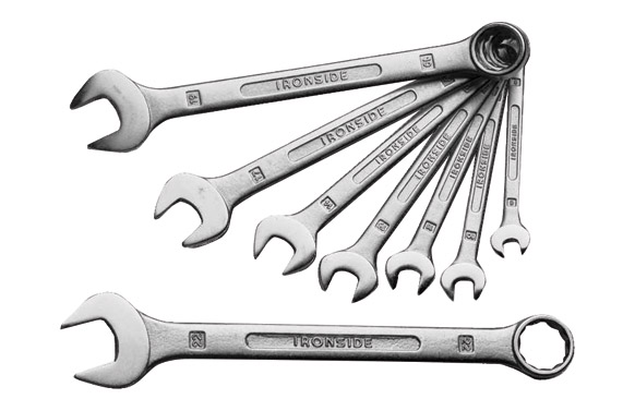 126_69012be5b284e LLAVE COMBINADA, JUEGO DE 8 PIEZAS CROMO VANADIO - DE 8 A 22 MM - Imagen 1