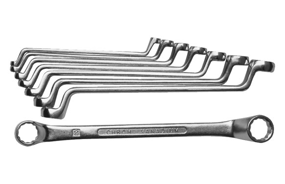 126_69012c53c37ae LLAVE ESTRELLA ACODADA, JUEGO DE 8 PIEZAS CR / V - DE 6 X 7 A 20 X 22 MM - Imagen 1