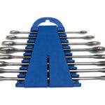 LLAVE FIJA CROMO MATE JUEGO 8 PZS - 6 A 22 MM