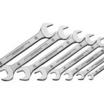 LLAVE FIJA, JUEGO  8 PIEZAS CROMO VANADIO - DE 6 X 7 A 20 X 22 MM