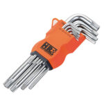 LLAVE TORX INVIOLABLE LARGA JUEGO 9 PZ - T 9 A T 55