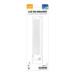 LUZ ARMARIO 30,5X10X29CM 1W GARZA ABS BL LUZ ARMARIO 80LM