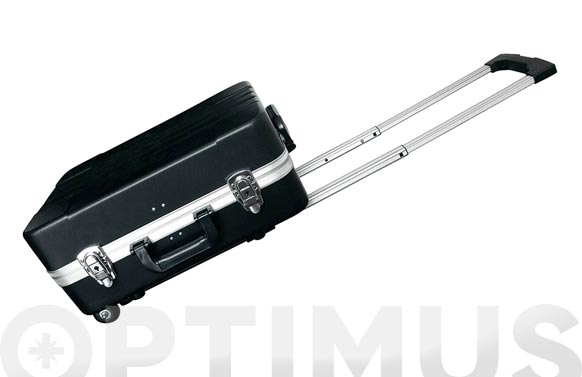 126_6901d654eea05 MALETA HERRAMIENTAS ABS NEGRA CON TROLLEY - Imagen 1
