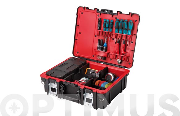 126_6901d65595393 MALETA HERRAMIENTAS ABS NEGRO 180 X 480 X 380 MM - Imagen 1