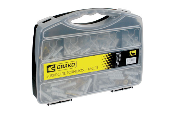 126_6901d6976f2a3 MALETIN CON TORNILLOS SURTIDOS + TACOS Ø 5, 6 Y 8 MM - Imagen 1