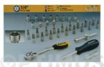 MALETIN PROFESIONAL 35 PIEZAS 1/4" CROMO VANADIO - Imagen 2