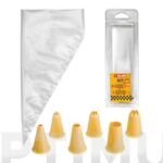 MANGA DESECHABLE 10 UDS BOQUILLAS 6 UDS