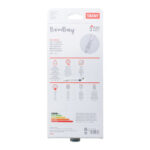 MANGO DUCHA BOMBAY 10 CM 3 POSICIONES CROMADO