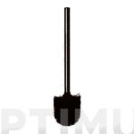 MANGO ESCOBILLA WC INOX NEGRO