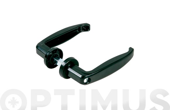 126_6902506d3cd23 MANILLA 232 ROSETA ALUMINIO PUERTA METALICA (JUEGO) - Imagen 1