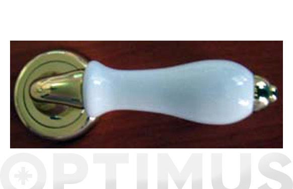 126_69025121592c2 MANILLA ROSETA PORCELENA PRISMA - Imagen 1