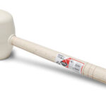 MAZA GOMA BLANCA CARAS PLANA Y ESFERICA