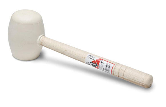 126_69032378f2bff MAZA GOMA BLANCA CARAS PLANA Y ESFERICA - Imagen 1