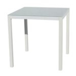 MESA ALUMINIO CRISTAL WHITE