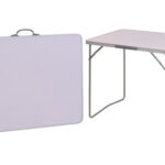MESA CAMPING PLEGABLE BLANCA