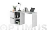 MESA ESCRITORIO CON MODULO ADAPTABLE BLANCO ARTIK - Imagen 3