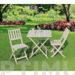 MESA MADERA +2 SILLAS PLEGABLES DECAPE