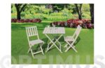 MESA MADERA +2 SILLAS PLEGABLES DECAPE