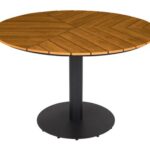 MESA METALICA POLYWOOD NEGRA/MADERA