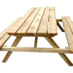 MESA PICNIC BANCOS ABATIBLES