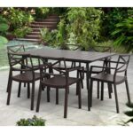 MESA RECTANGULAR METALEA